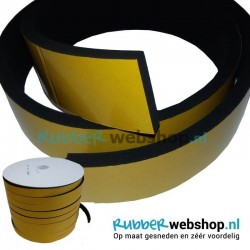 Celrubber Neopreen 6mm dik 40mm breed  1 zijde zelfklevend Rol 20 meter