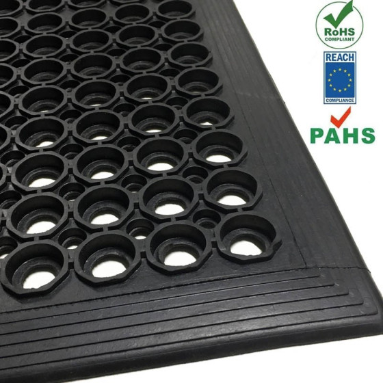 Ringmat met aflopende rand | High Quality | 150cmx90cm | 16 mm dik Ringmat met aflopende rand | High Quality | 150cmx90cm | 16 mm dik