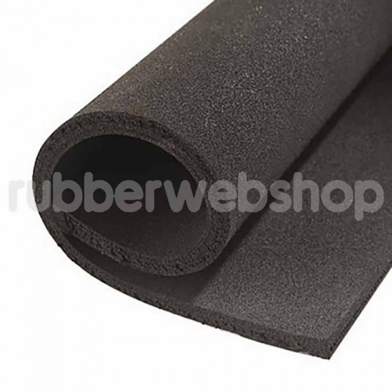 EPDM mosrubber/sponsrubber plaat | 1x1 mtr | 2mm dik EPDM mosrubber/sponsrubber plaat | 1x1 mtr | 2mm dik