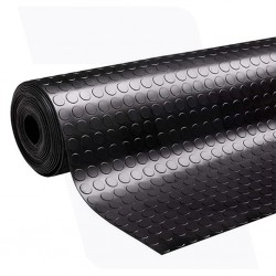 Rubber vloer met noppen profiel | 3mm dik  | 120cm breed | Rol lengte 10 meter oliebestendig