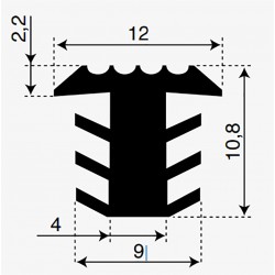 schrijven samenvoegen Verwisselbaar Trap hoekprofiel | Trapneusprofiel| Trapprofiel van PVC of rubber