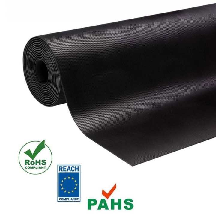 Kabelmat Antislip 3mm dik 100cm breed rol 10 meter