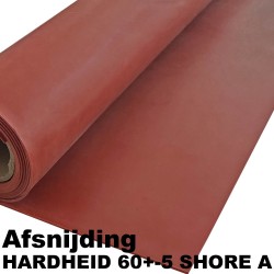 Silicone plaatrubber rood