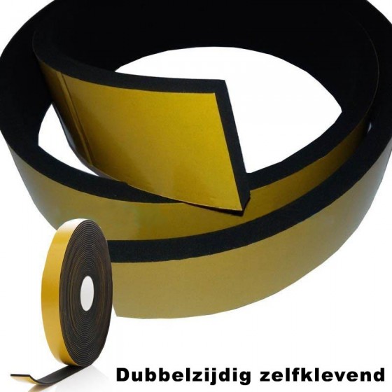 celrubberband dubbelzijdig zelfklevend 1x10