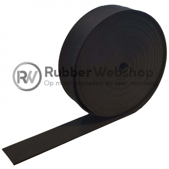 100% EPDM rubber band | 50mm breed | 3mm dik | Rol 10 meter