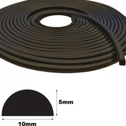 Mosrubber EPDM half rond...