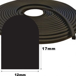 Mosrubber EPDM half rond...