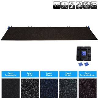 EasyConnect rubber oploop/afwerk profiel 25cm breed x 100cm lang 2 cm dik