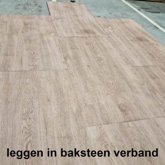 EasyConnect HoutLook Sportvloer Tegel 50x100cm 2cm dik