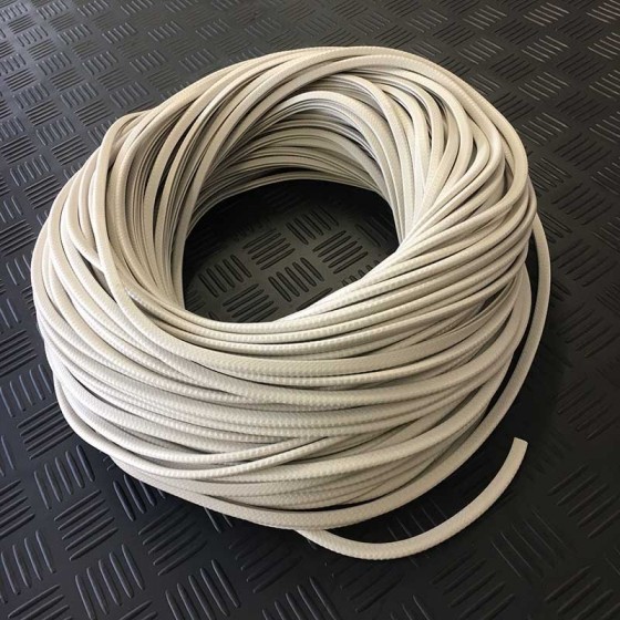 PVC Kantafwerkprofiel (klemprofiel) Wit breedte 10mm hoogte 14,5mm klembereik 2,5-4mm