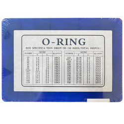 Zwarte O-ringen - ORKIT5B | 382 ringen | 30 maten