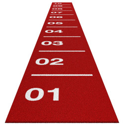 sprinttrack kunstgras rood