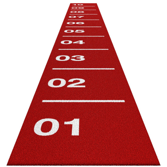 sprinttrack kunstgras rood