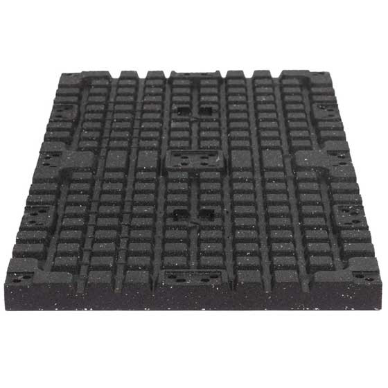 onderkant van een rubber connect tegel