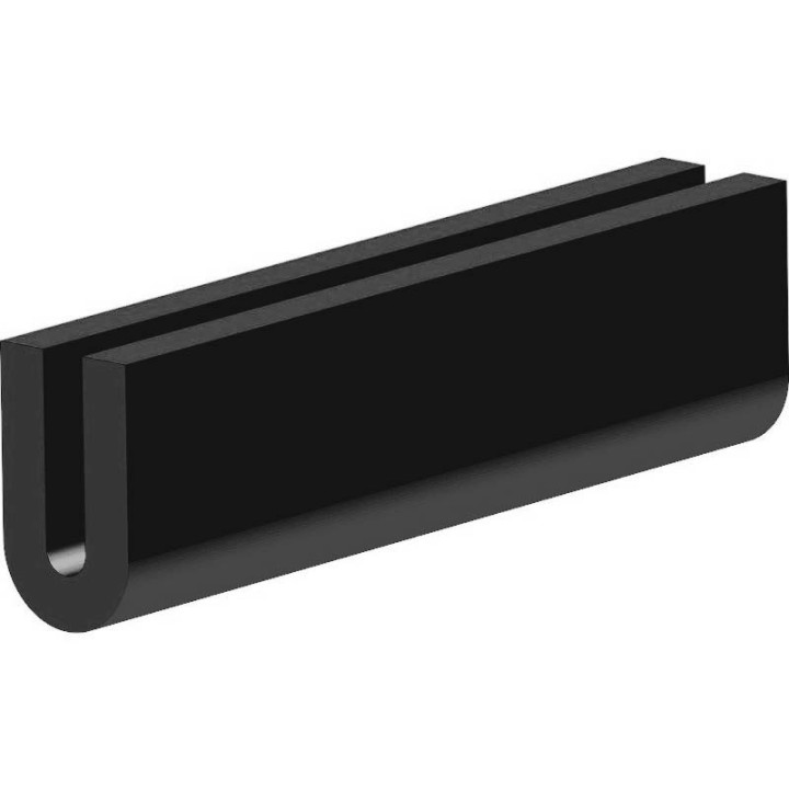 Volrubber U Profiel binnenmaat 1,1mm hoogte 6mm dikte 1,2mm