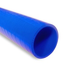 Siliconen slang blauw met zeer stevige inlage | Ø Inwendig 6mm - Ø Uitwendig 16mm | 1 meter lengte