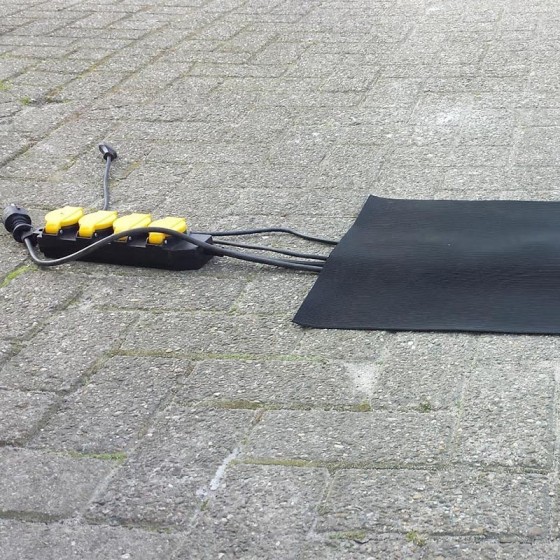 Antislip Kabelmat | Rubberen Kabelmat 60 centimeter breed